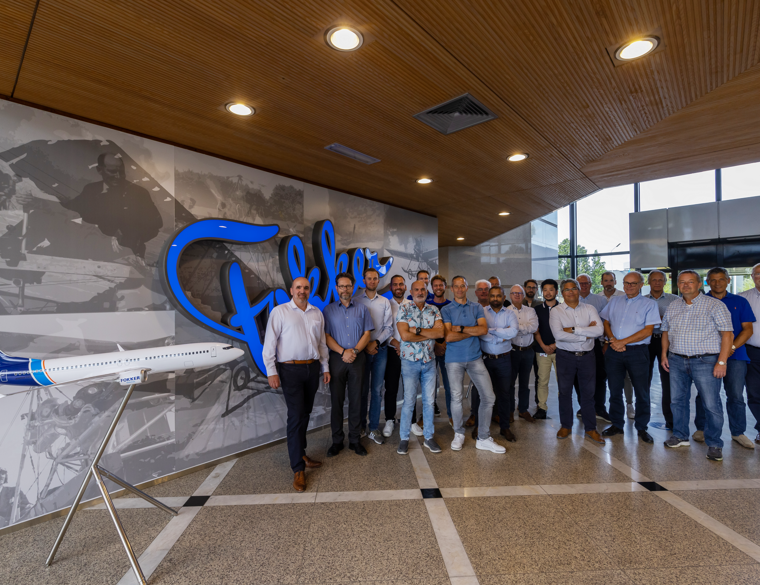 Group Photo Fokker Services Modifications Engineering