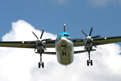 Fokker-50-Landing