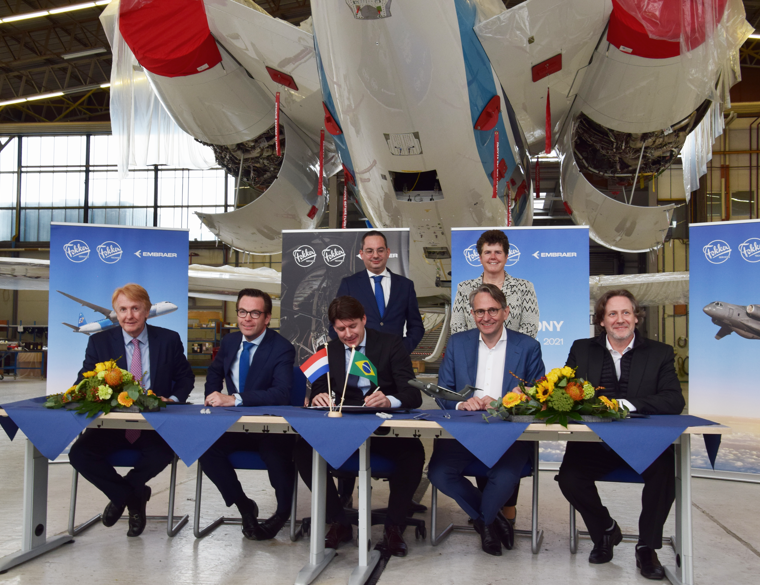 Embraer Fokker Techniek Fokker Services Mou Signing
