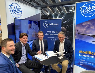 Spairliners & Fokker Services Establish MRO Component Support Agreement