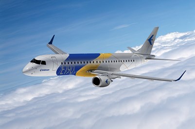 Embraer E190 Corporate Livery Flying