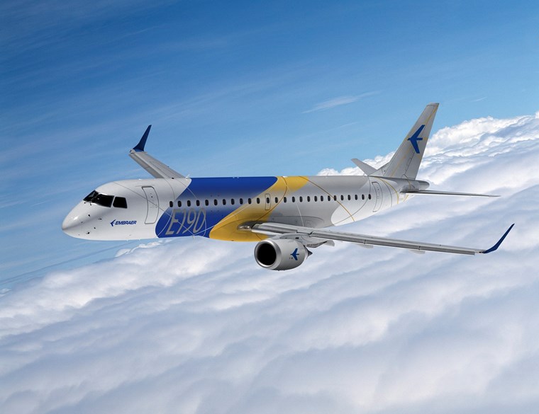 Embraer E190 Corporate Livery Flying